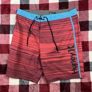 Hurley Phantom Bermuda Men's 34‎ Boardshorts Spandex Swimwear Surf Beach Shorts